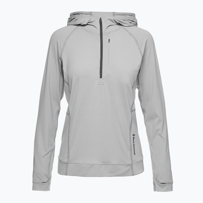 Moteriškas žygio džemperis Black Diamond Alpenglow Pro Hoody pewter 5