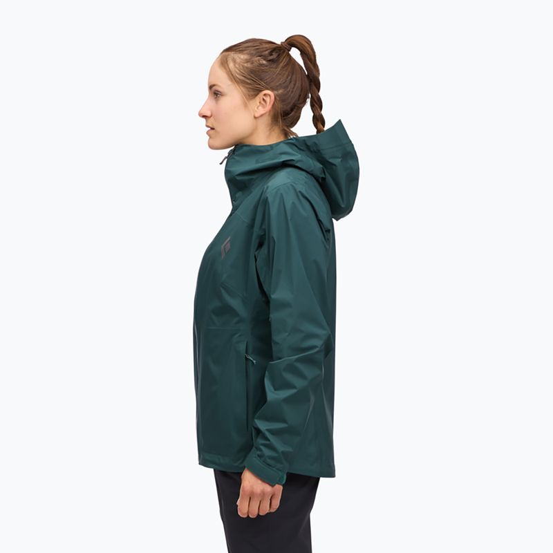 Vyriška striukė nuo lietaus Black Diamond Fineline Stretch deep woods 2