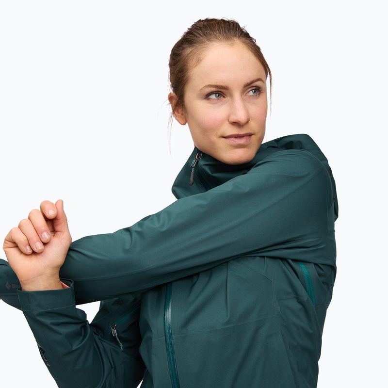 Vyriška striukė nuo lietaus Black Diamond Fineline Stretch deep woods 5