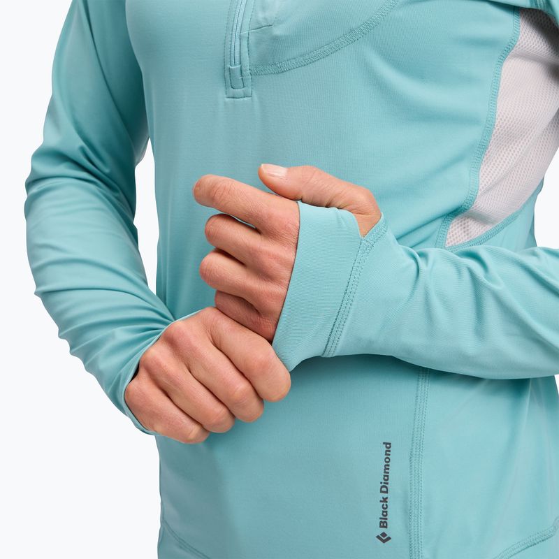 Moteriškas žygio džemperis Black Diamond Alpenglow Pro Hoody glacier 6