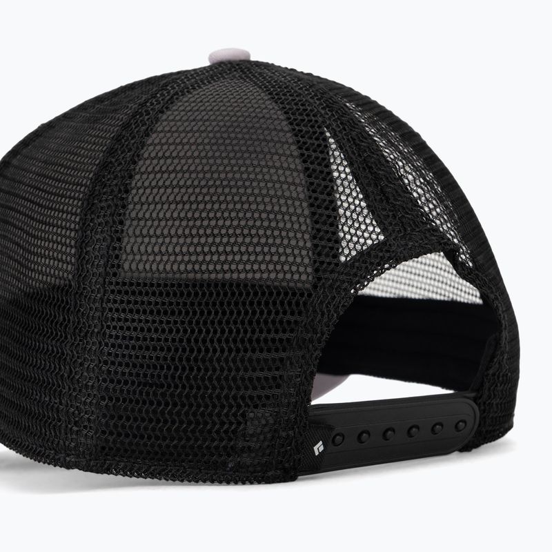 Kepurė su snapeliu Black Diamond Trucker soft lilac/black/black icon patch 4