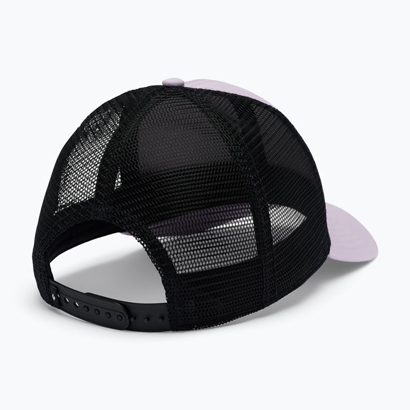 Kepurė su snapeliu Black Diamond Trucker soft lilac/black/black icon patch 2