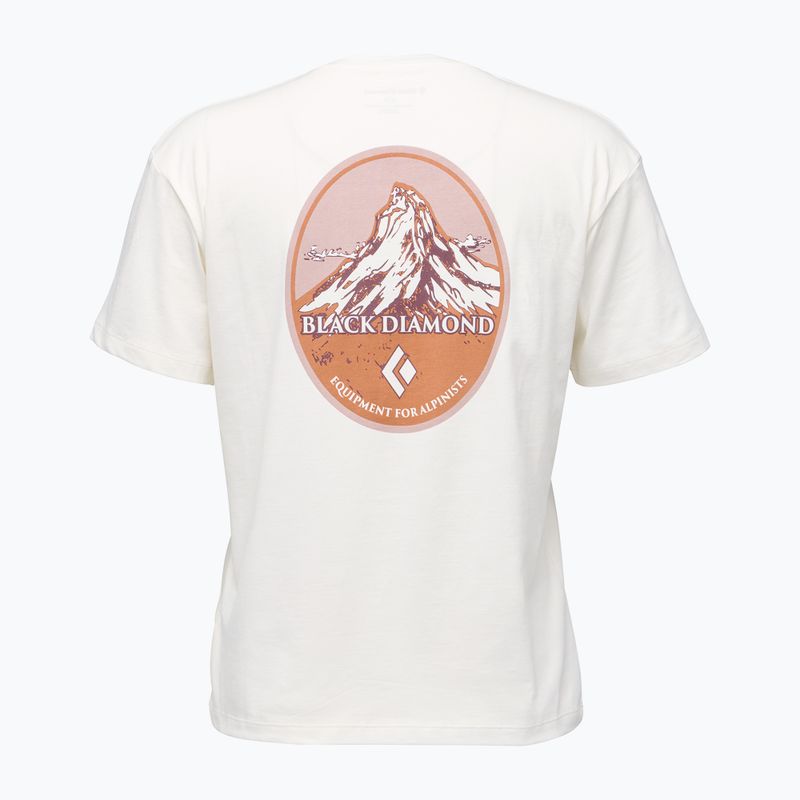 Moteriški marškinėliai Black Diamond Heritage Badge SS Tee off whote 2