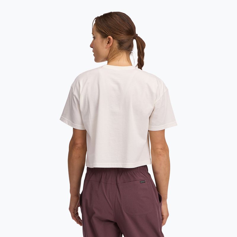 Moteriški marškinėliai Black Diamond Crops Tee off white 2