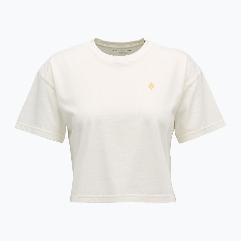 Moteriški marškinėliai Black Diamond Crops Tee off white 5