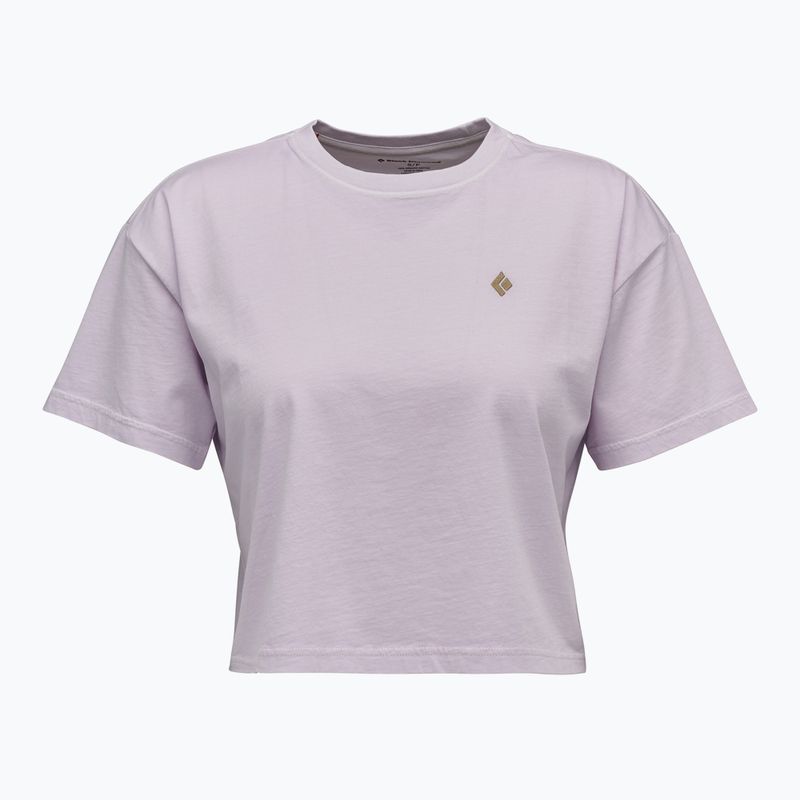 Moteriški marškinėliai Black Diamond Crops Tee soft lilac 5