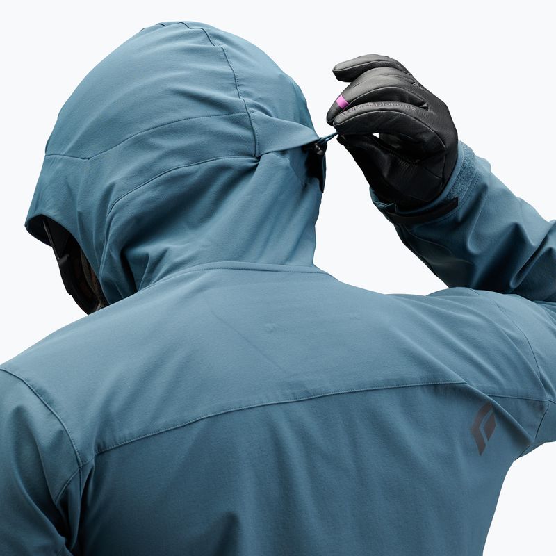 Vyriška softshell striukė Black Diamond Dawn Patrol midnight blue 5