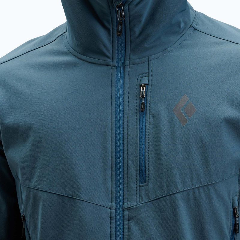 Vyriška softshell striukė Black Diamond Dawn Patrol midnight blue 6