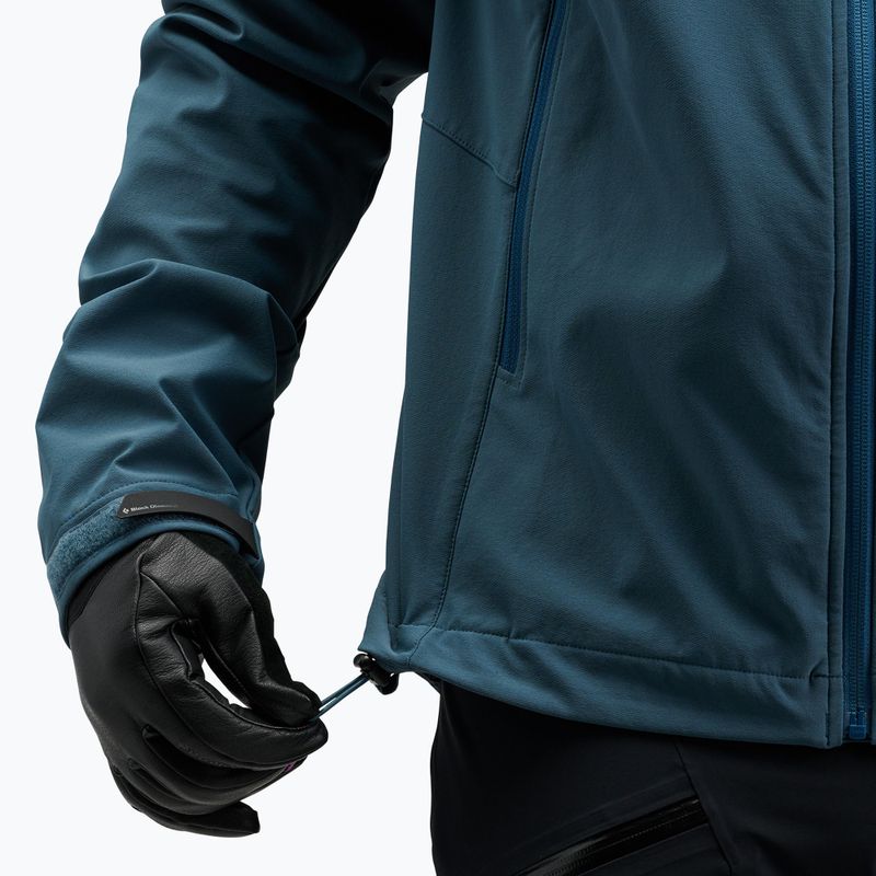 Vyriška softshell striukė Black Diamond Dawn Patrol midnight blue 8