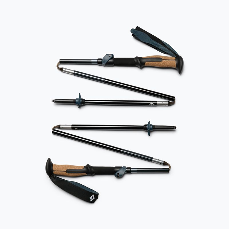 Žygio lazdos Black Diamond Trail Vista FLZ Trekking midnight blue 2