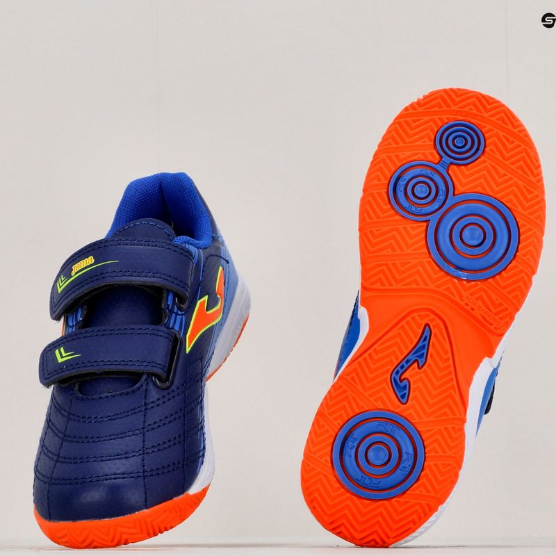 Vaikiški futbolo bateliai Joma Xpander IN navy/orange fluor 14