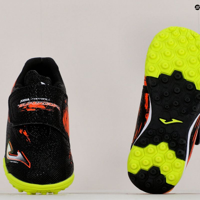 Vaikiški futbolo bateliai Joma Super Copa TF black/orange 16