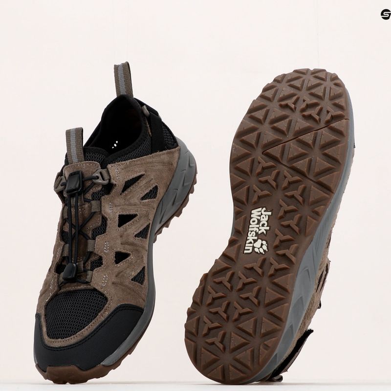 Jack Wolfskin vyriški trekingo batai Woodland 2 Hybrid Low brown 4051301 11