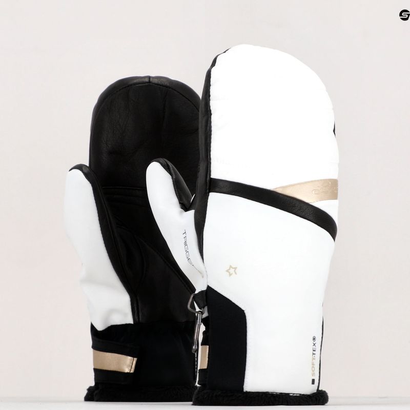 LEKI Snowfox 3D Lady Mitt White 650801502065 Moteriškos slidinėjimo pirštinės 9