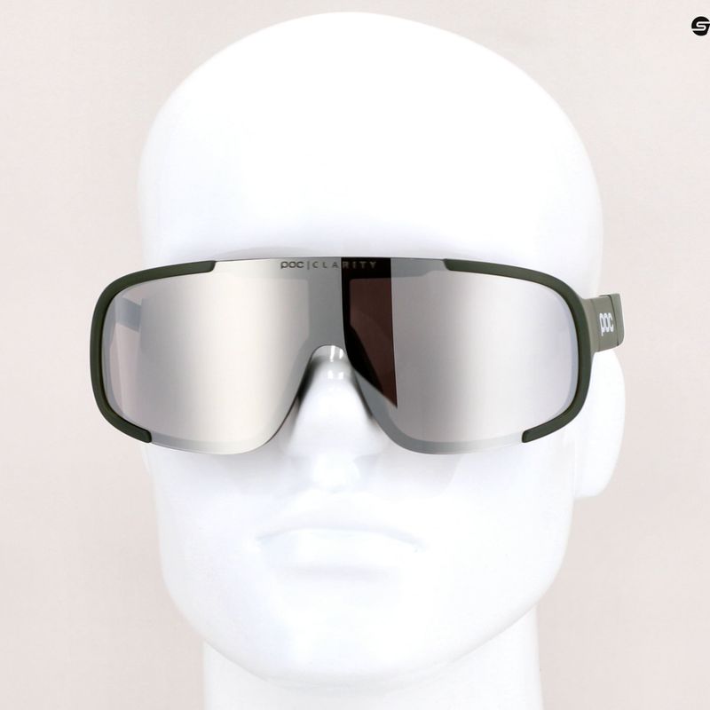 POC Aspire epidote green/translucent dviračių akiniai 10
