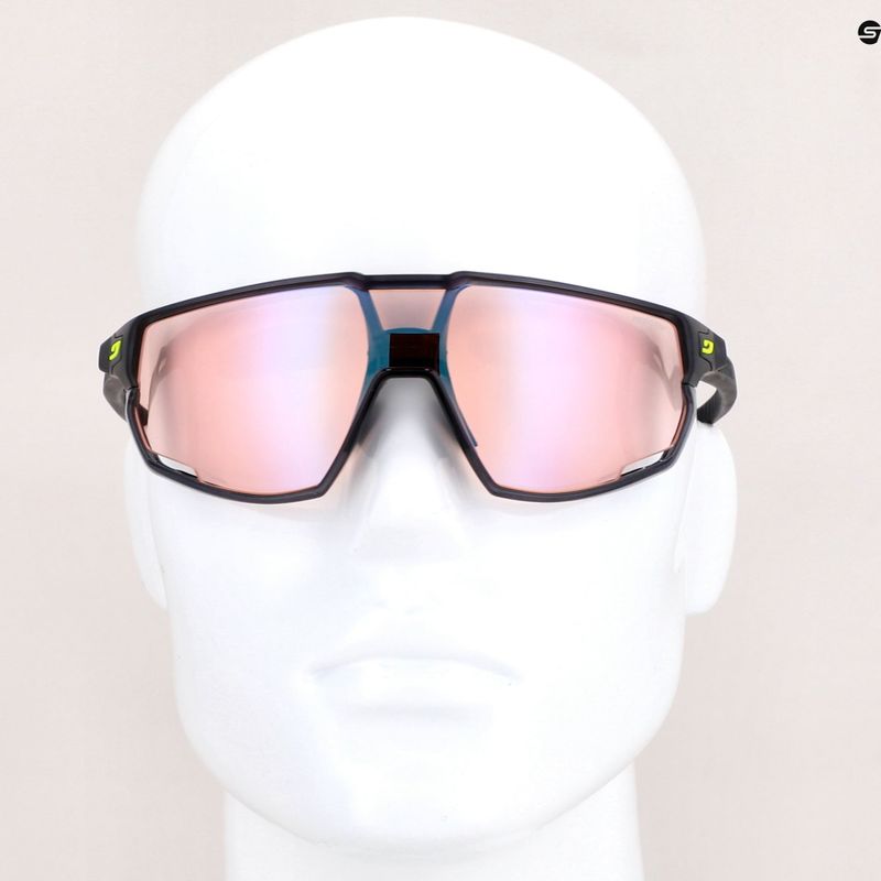 Julbo Rush Reactiv Performance Hc matiniai juodi/juodi J5343414 dviratininkų akiniai 7