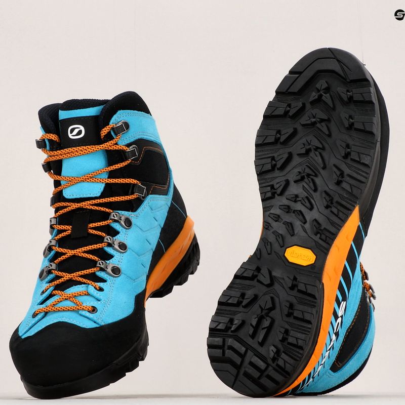 Vyriški trekingo batai SCARPA Mescalito TRK GTX turquoise-black 61050 14