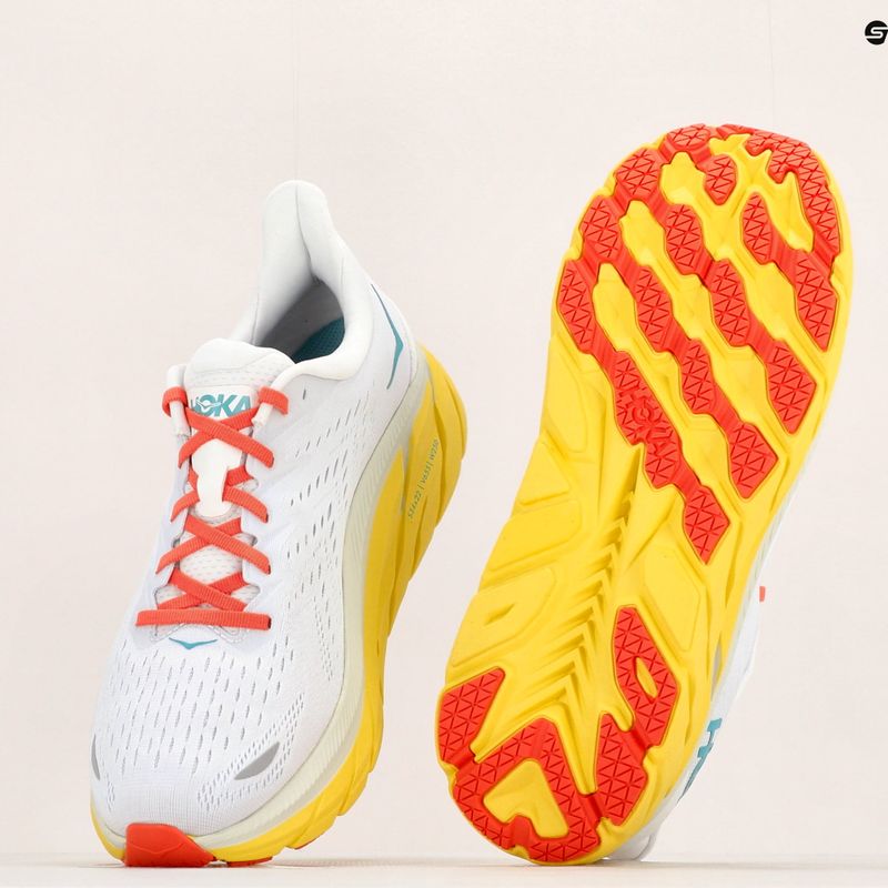 HOKA vyriški bėgimo bateliai Clifton 8 Wide white 1121374-BDBI 17
