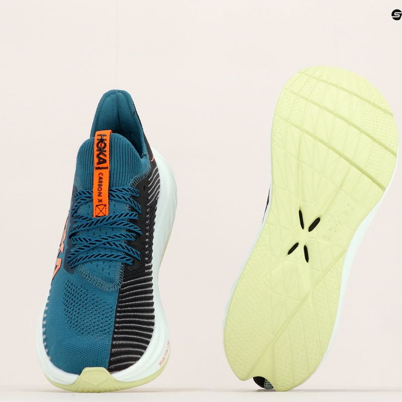 HOKA vyriški bėgimo bateliai Carbon X 3 blue 1123192-BCBLC 12