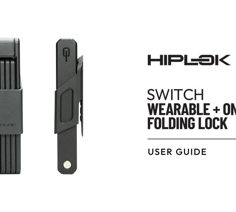 Dviračio užraktas Hiplok Switch black 9