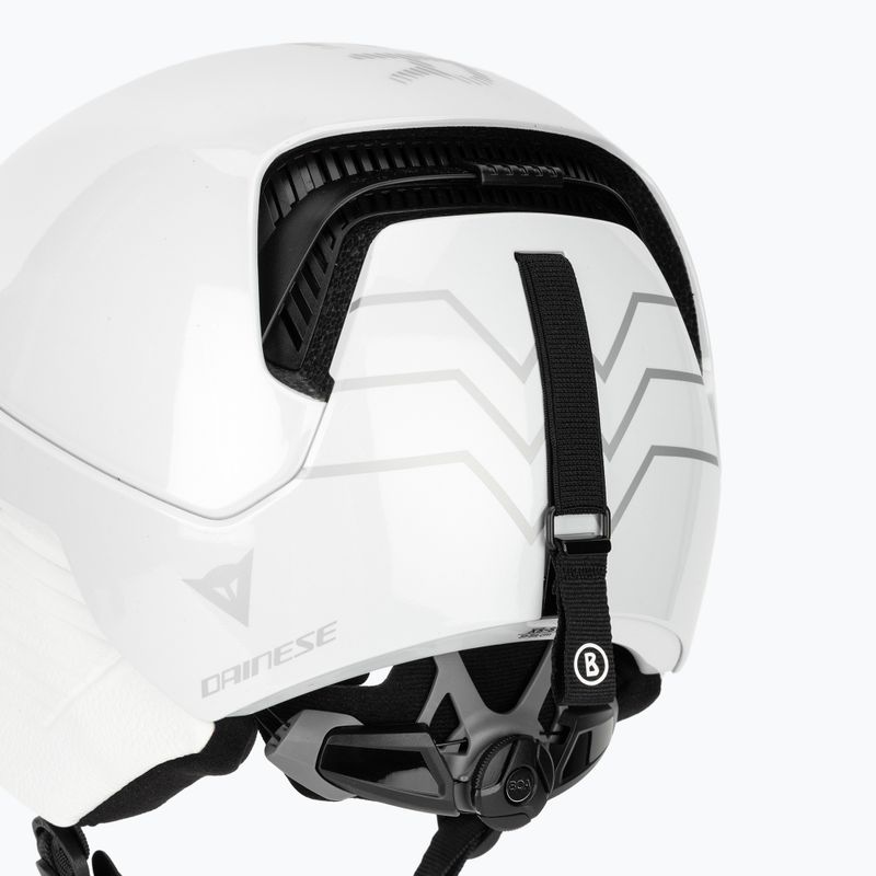 Snieglenčių šalmas BOGNER Cortina MIPS mono white metallic 8