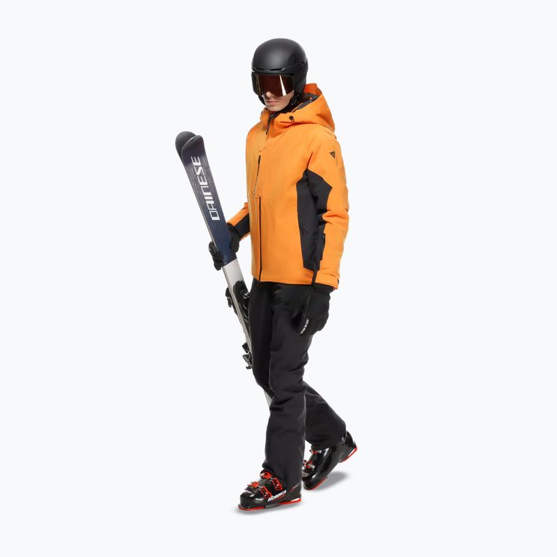Vyriška slidinėjimo striukė Dainese Etra Aerosense Dry Core Ready oriole orange/stretch limo 2