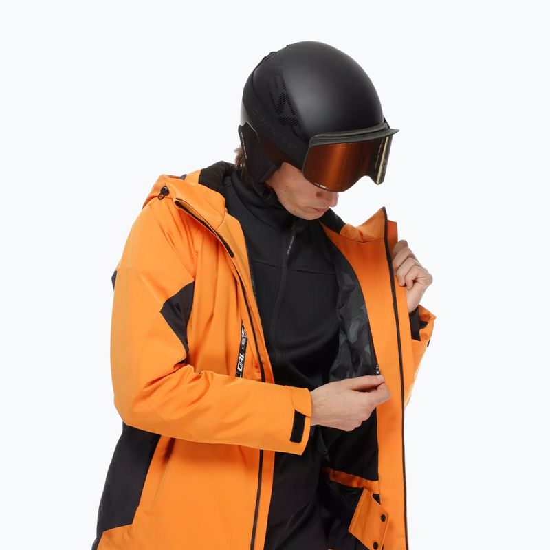 Vyriška slidinėjimo striukė Dainese Etra Aerosense Dry Core Ready oriole orange/stretch limo 6