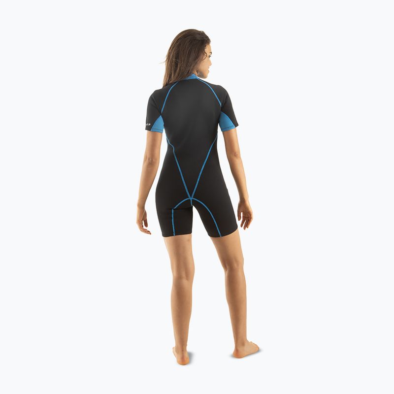 Moteriškas plaukimo kostiumas SEAC Shorty Ciao 2,5 mm black/blue 2