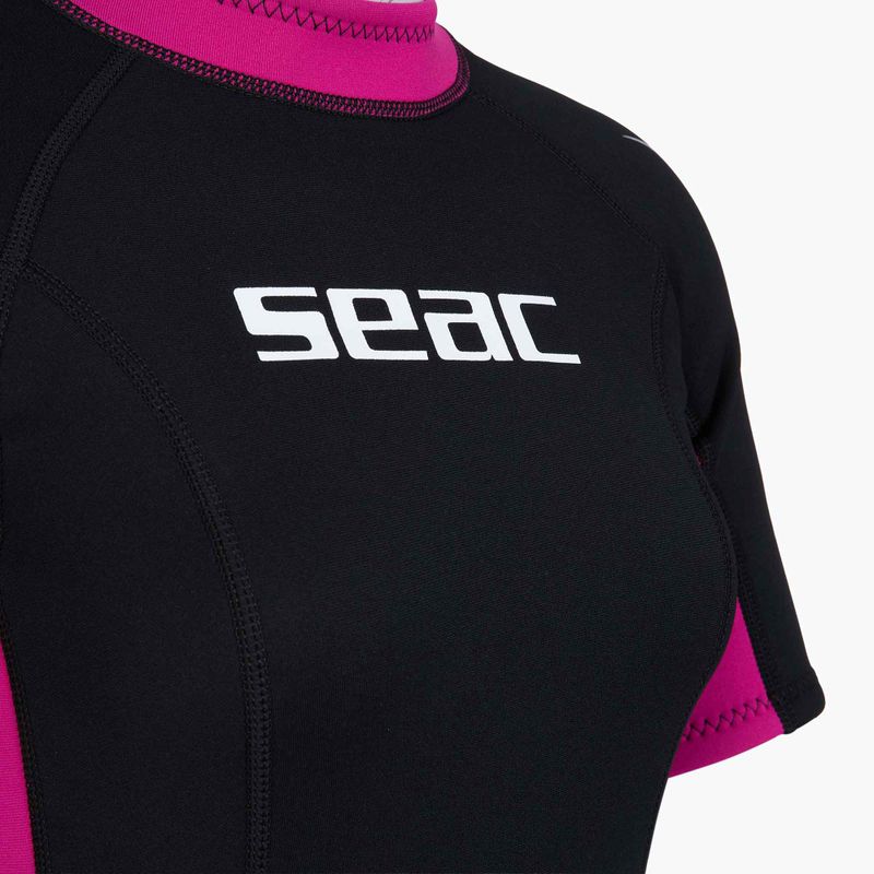 Moteriškas plaukimo kostiumas SEAC Shorts Relax 2.2 mm black/pink 4