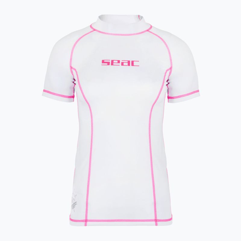 Moteriški plaukimo marškinėliai SEAC T-Sun white 3
