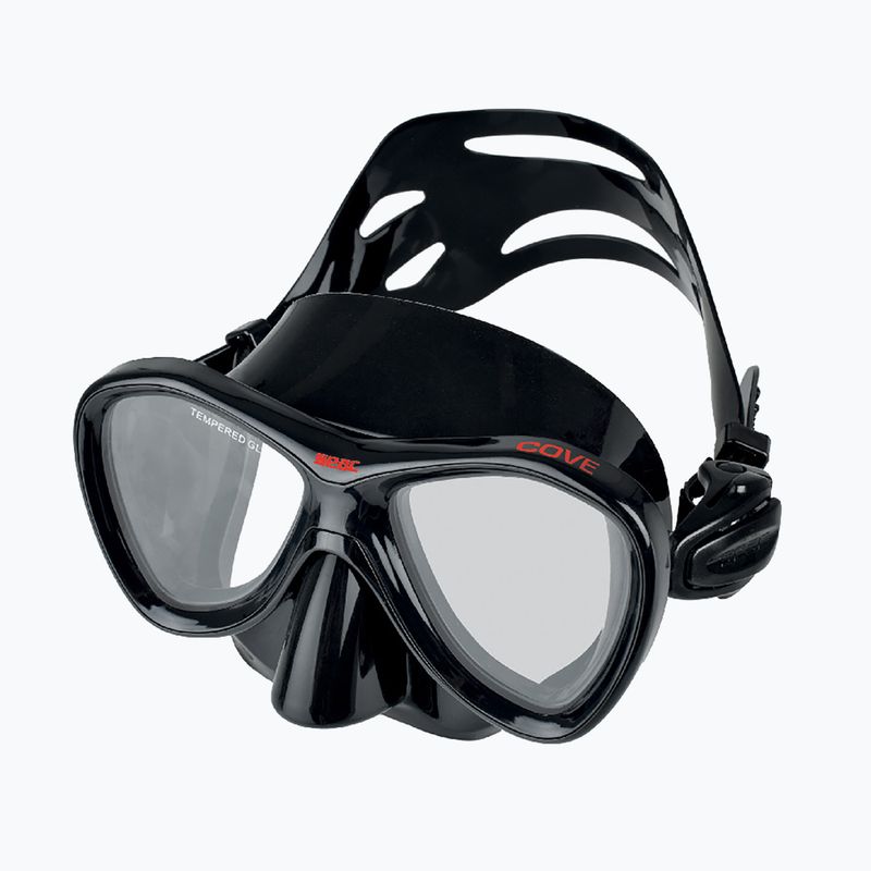 Nardymo kaukė SEAC Cove black/red 3