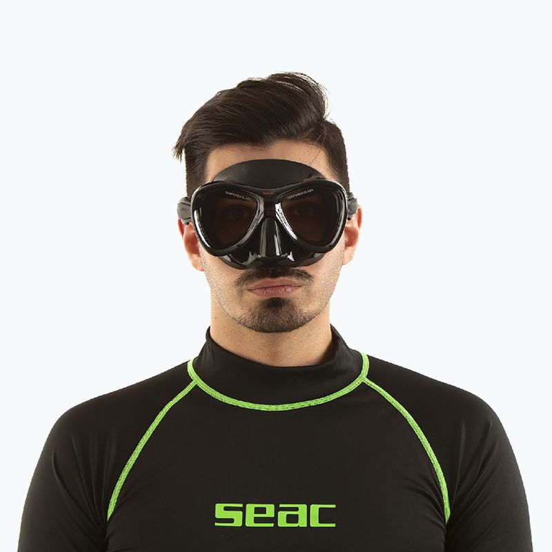 Nardymo kaukė SEAC Cove black/red 4
