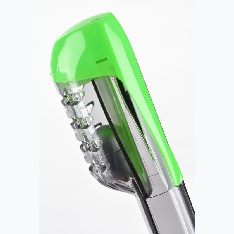 Viso veido kaukė paviršiniam nardymui SEAC Magica grey clear/green lime 6