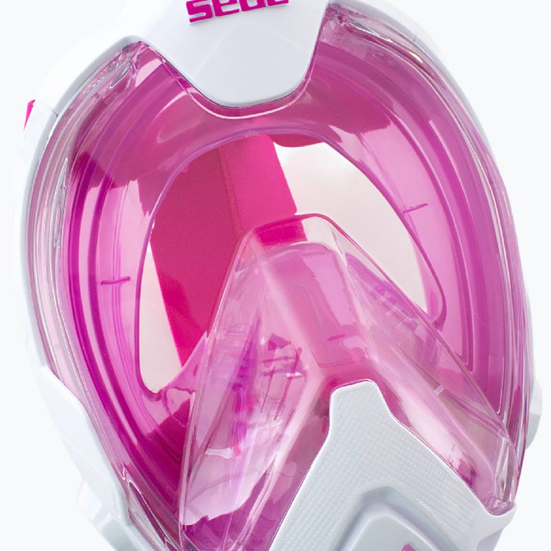 Pilna viso veido kaukė vaikams SEAC Magica White/Pink 4