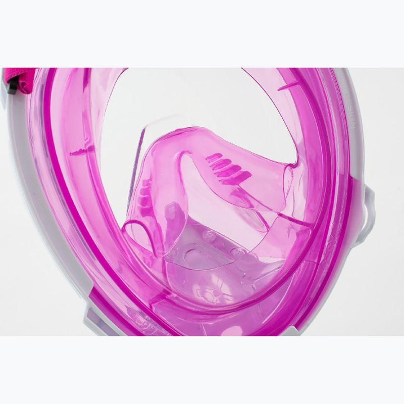 Pilna viso veido kaukė vaikams SEAC Magica White/Pink 7