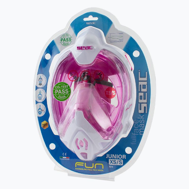 Pilna viso veido kaukė vaikams SEAC Magica White/Pink 11