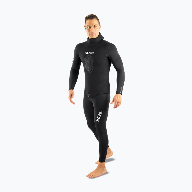 Vyriškas nardymo kostiumas SEAC Royal 7 mm Long John+Jacket black 3