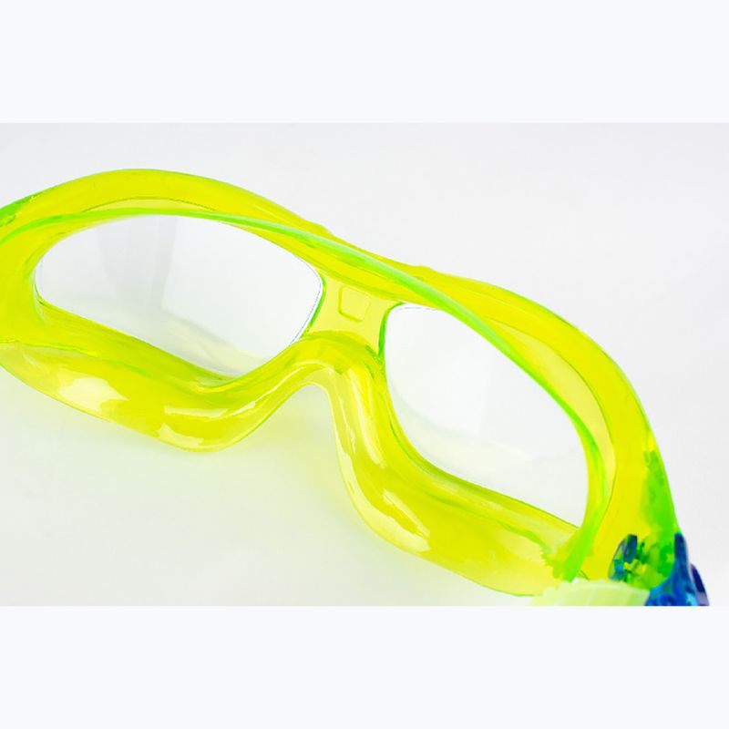 Vaikiška plaukimo kaukė SEAC Matt matt lime/clear 3