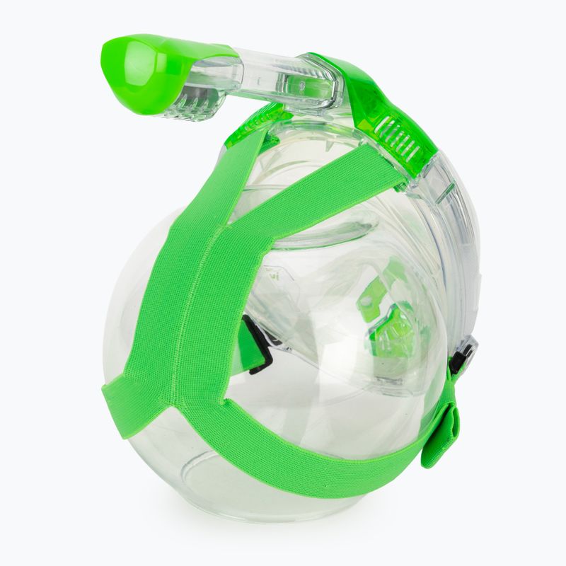 Vaikiška pilno veido nardymo kaukė SEAC Libera lime transparent/lime 4