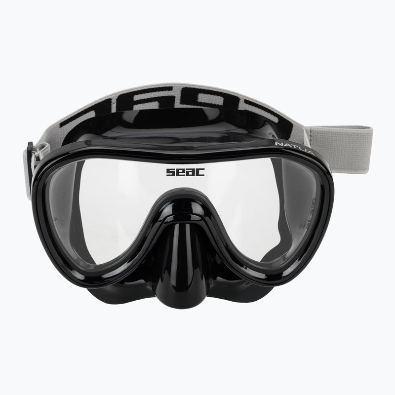 Snorkelio kaukė Seac Natua black 2