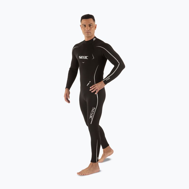 Vyriškas nardymo kostiumas SEAC Feel-S 3 mm black 3