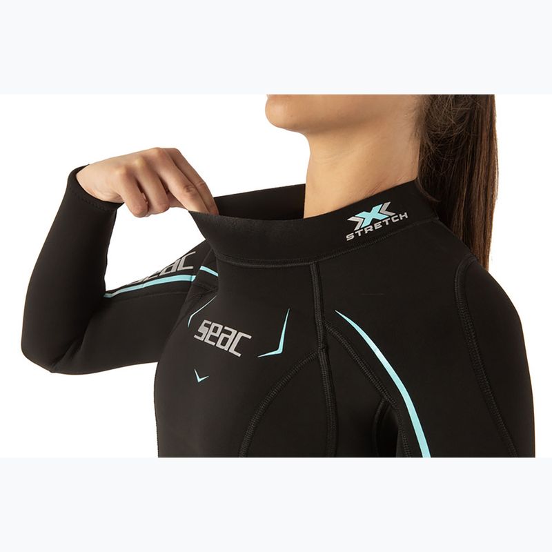 Moteriškas nardymo kostiumas SEAC Feel-S 3 mm black/light blue 5
