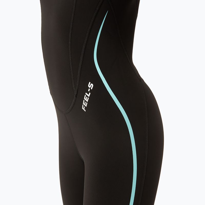 Moteriškas nardymo kostiumas SEAC Feel-S 3 mm black/light blue 7