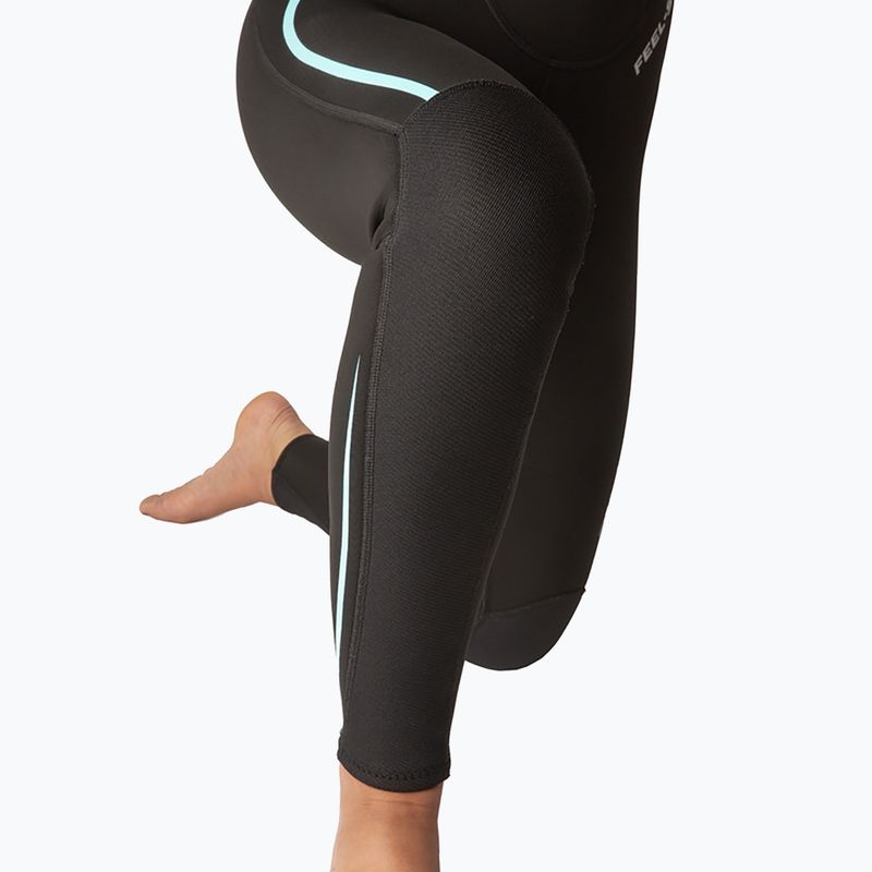 Moteriškas nardymo kostiumas SEAC Feel-S 3 mm black/light blue 9
