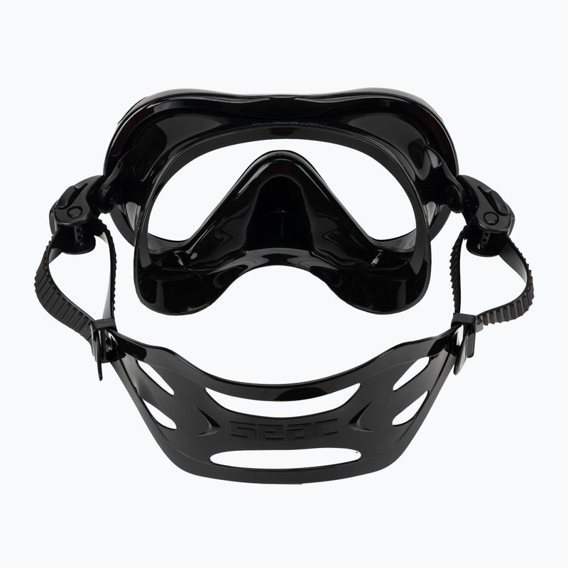 Snorkelio kaukė Seac Boss black/red 4
