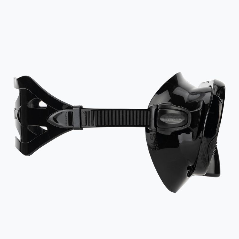 Snorkelio kaukė Seac Boss black/silver 3