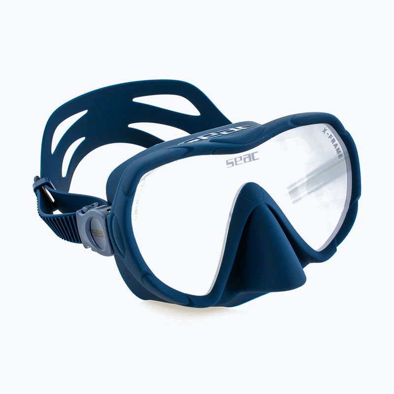 Nardymo kaukė SEAC X-Frame blue 3