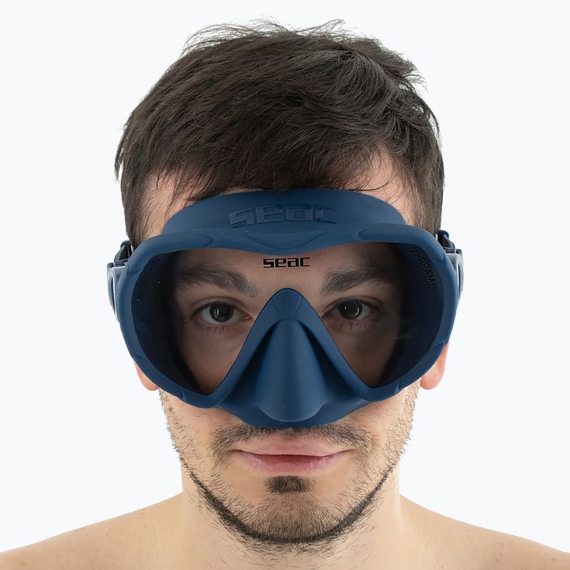 Nardymo kaukė SEAC X-Frame blue 9