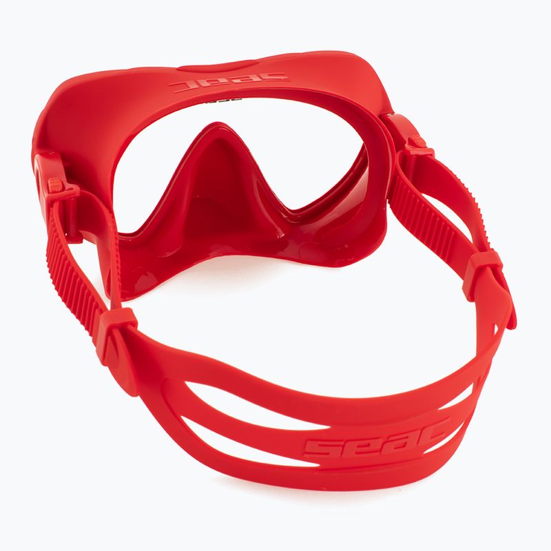 Nardymo kaukė SEAC X-Frame red 3