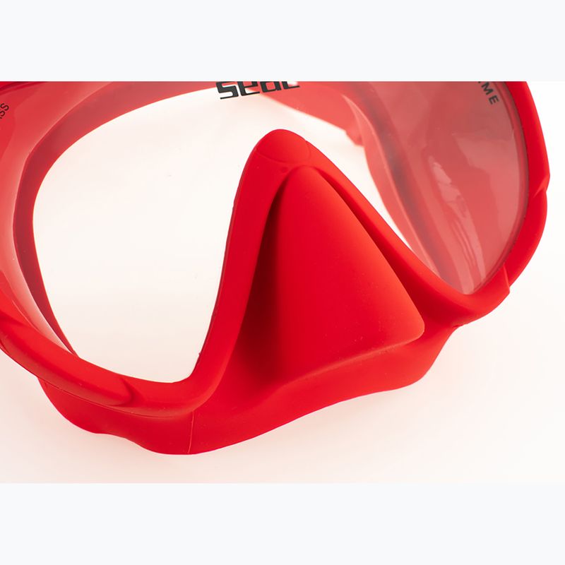 Nardymo kaukė SEAC X-Frame red 6